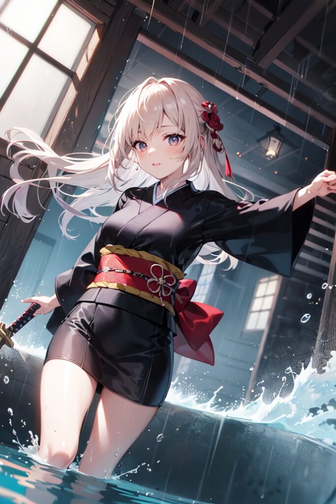 kjrm_104-weapon-sword-rain-long-hair-obi-sash-kimono-1girl-solo-japanese-clothes-Created-using-mightycorneoNewPrimemix_corneoprme-on-Stable-Diffusion