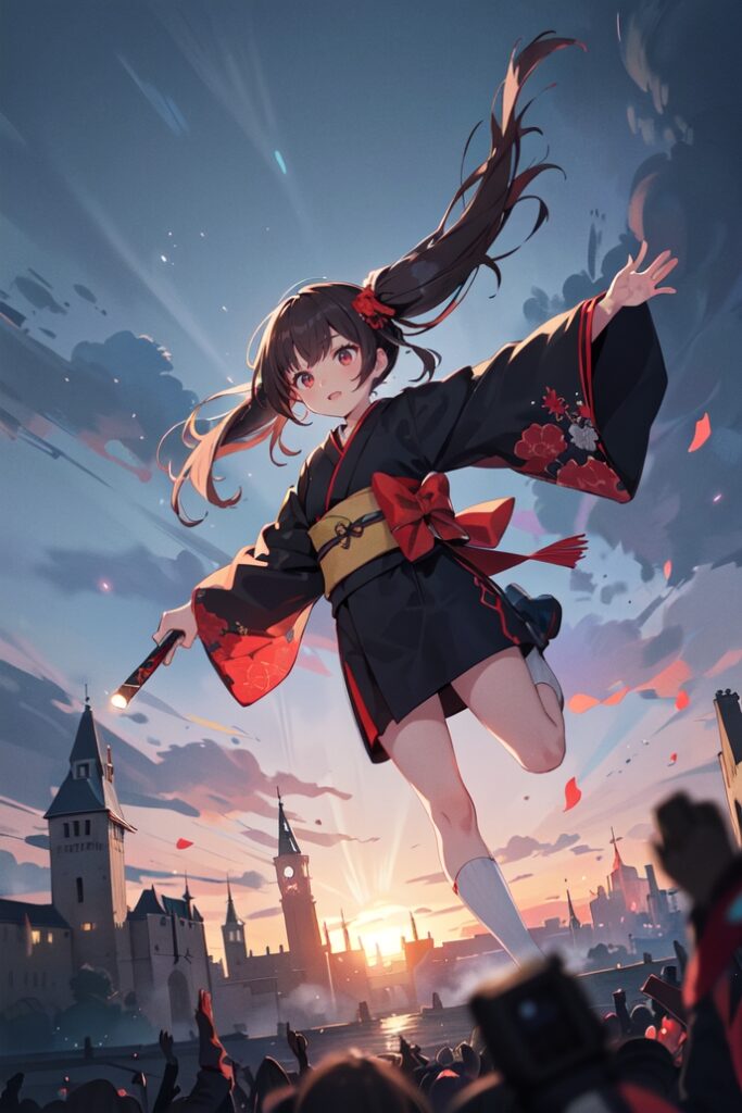 kjrm_240-1girl-red-eyes-japanese-clothes-sash-weapon-long-hair-wide-sleeves-kimono-socks-obi-Created-using-rabbit_v15-on-Stable-Diffusion